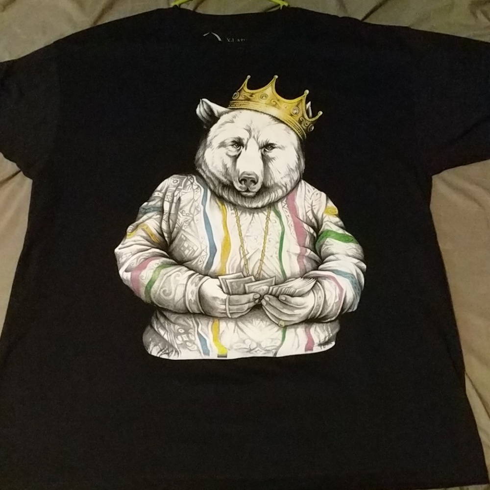 Rook king bear t-shirt